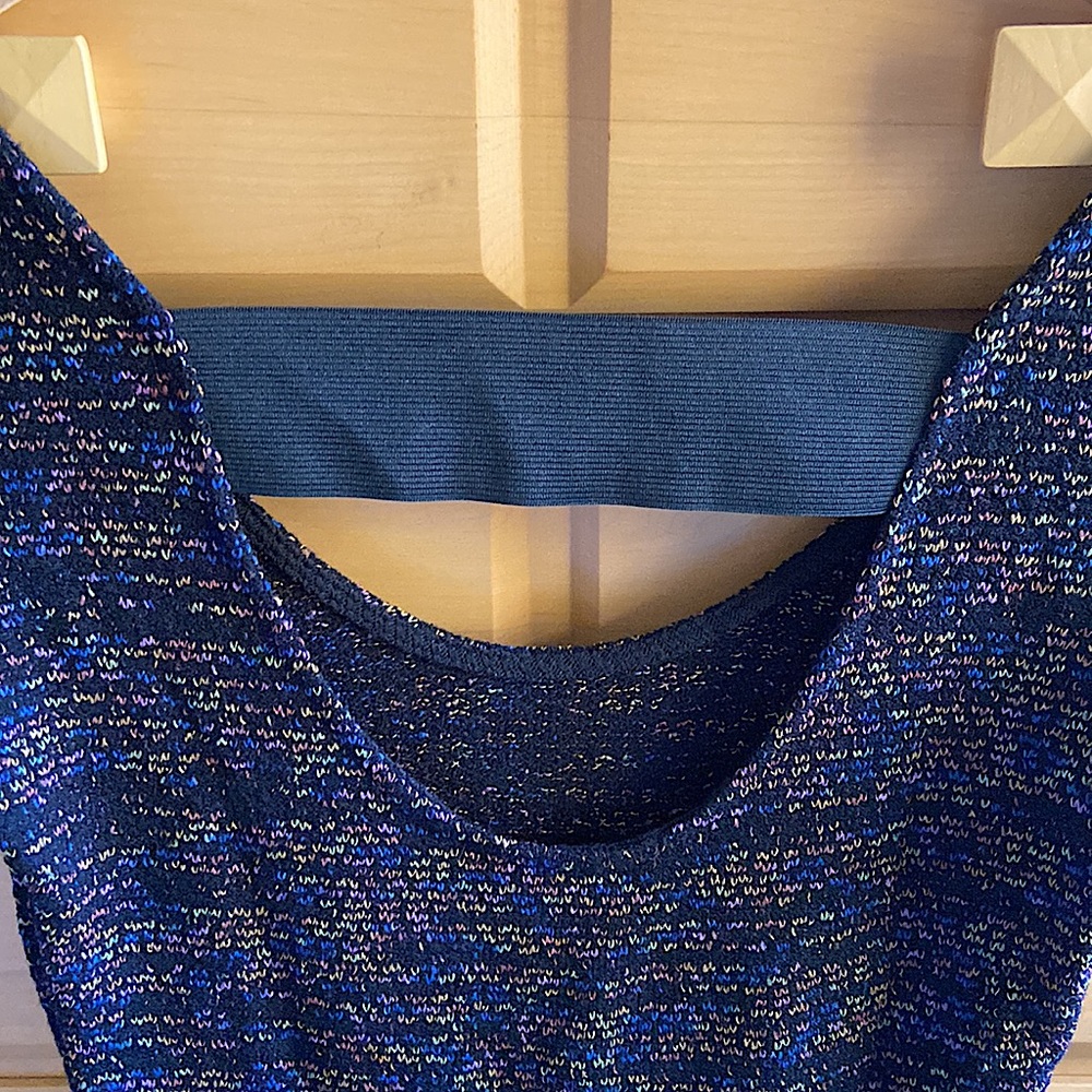Tweed Backless Peplum Mini Dress - Picture 7 of 9